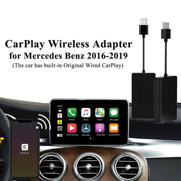 wireless adapter for factory CarPlay for Mercedes Benz A B C CLS E GLA GLE GLC 2016-2019 CarPlay Wireless Activator