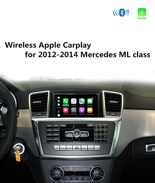 Wireless Car play for Mercedes ML class W166 2012-2015 NTG4.5 4.7 Apple Carplay Android Mirror Support Reverse Camera