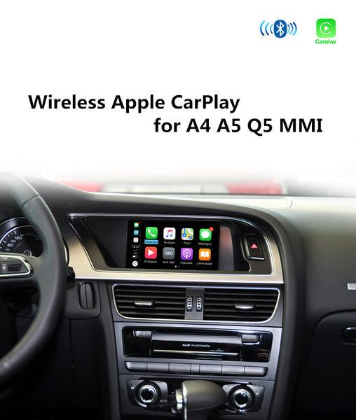 Wifi Wireless Apple Carplay Car play 2010-2016 A4 A5 Q5 MMI 2009-2011 A6 A7 A8 C6 Android Mirror for Audi with iOS 13