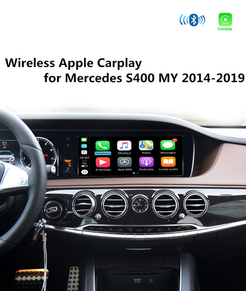 Wireless Apple Carplay Car play Retrofit  S Class 15-19 NTG 5 W222 for Mercedes Android Auto Mirroring Rear Front CM