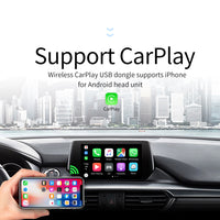 Plug and Play Touch Screen wireless Smart Link Apple CarPlay Android Auto USB Dongle for Android Navigation Player system