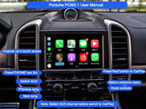 Aftermarket OEM PCM 3.1 Wireless Apple CarPlay Retrofit for 2010-16 Porsche Panamera Cayenne Macan Cayman Boxster 911 Car play