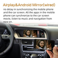 Aftermarket A4 A5 Q5 MMI 3G A6 A7 c6 OEM Wifi Wireless Apple CarPlay Interface Retrofit for Audi with Reverse Camera