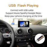 WIFI Wireless Apple Carplay Car Play Retrofit A3 MMI 3G Plus 2012-2018 for Audi Android Mirror Support Reverse Camera