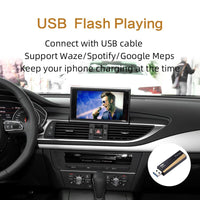 WiFi Wireless Apple CarPlay for Audi A6 C7 2012-2017 MMI RMC Small 6.5" 7" Screen OEM Retrofit support Reverse Camera