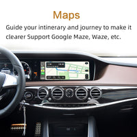 Wireless Apple Carplay Car play Retrofit  S Class 15-19 NTG 5 W222 for Mercedes Android Auto Mirroring Rear Front CM