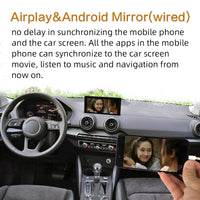 Wireless Apple Carplay For Audi Q2 B9 MMI Car Play Retrofit 2017-2019 Android/iOS Mirror Support Reverse Front Camera