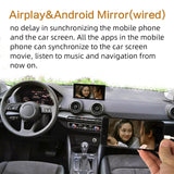 Wireless Apple Carplay For Audi Q2 B9 MMI Car Play Retrofit 2017-2019 Android/iOS Mirror Support Reverse Front Camera
