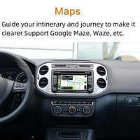 Wireless Apple Carplay For Volkswagen Tiguan 2015-2019 Upgraded Android Auto Mirror Wifi iOS13 Car Play Support Camera