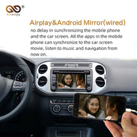 Wireless Apple Carplay For Volkswagen Tiguan 2015-2019 Upgraded Android Auto Mirror Wifi iOS13 Car Play Support Camera