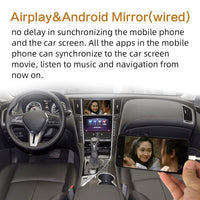 Wireless Apple Carplay For infiniti 8inch Screen 2015-2019 Q50 Q60 Q50L QX50 Android Auto Apple CarPlay Video-interface