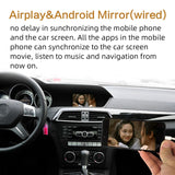 Wireless Apple Carplay for Mercedes NTG4.0 A B C E GLK GLA ML SLK Class 2007-2011 Benz Car play Android Auto/Mirroring