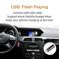 Wireless Apple Carplay for Mercedes NTG4.0 A B C E GLK GLA ML SLK Class 2007-2011 Benz Car play Android Auto/Mirroring