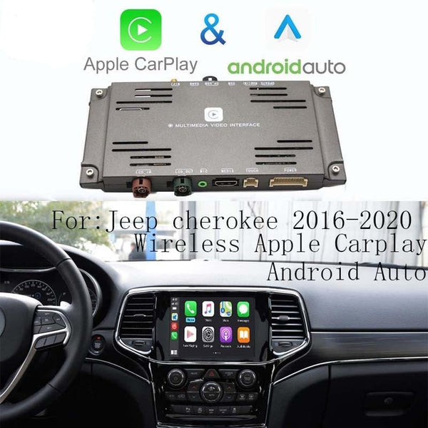 Wireless Carplay For JEEP Cherokee XJ KL 2016 - 2020 Apple Android Car Play Box Android Auto Mirror Link Accessories