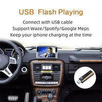 Wireless Wifi Apple Carplay for Mercedes G class W463 12-15 NTG4.5/4.7 Car play Support Reverse Camera Waze Spotify