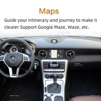 Wireless Wifi Apple Carplay for Mercedes SLK class 2011-2015 NTG4.5/NTG4.7 Apple Car play Support Rear View Camera Waze