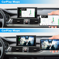 Wifi Wireless Apple CarPlay Car Play Android Auto Mirror for Audi 2009-2019 A4 A5 Q5 Non MMI OEM Retrofit Touchscreen