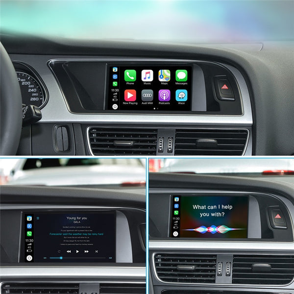 Wifi Wireless Apple CarPlay Car Play Android Auto Mirror for Audi 2009-2019 A4 A5 Q5 Non MMI OEM Retrofit Touchscreen