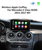 Aftermarket Wireless OEM Apple CarPlay Android Auto Mirror Retrofit Mercedes C Class W205 GLC X253 15-19 NTG5 Car Play