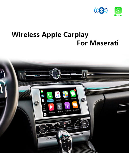 Wifi Wireless Apple Car Play Carplay For Maserati Retrofit 2014-2016 Ghibli Quattroporte with iSO13/Android Mirroring