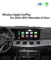 Aftermarket Wireless Apple CarPlay Retrofit for Mercedes E Class OEM W212 15-19 NTG5 Car Play with Rear View Camera