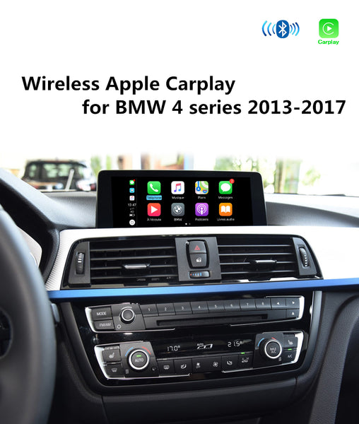WIFI Wireless Apple Carplay for BMW Retrofit 4 series F32 F33 F36 NBT 2013-2017 Android Auto/Mirror Waze Spotify Maps