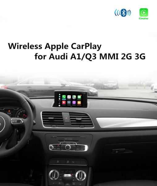 Aftermarket A1 Q3 MMI RMC OEM Wifi Wireless Apple CarPlay Interface Retrofit for Audi with Touch Screen Reverse Camera