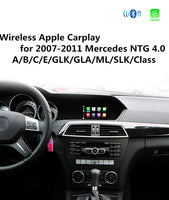 Wireless Apple Carplay for Mercedes NTG4.0 A B C E GLK GLA ML SLK Class 2007-2011 Benz Car play Android Auto/Mirroring